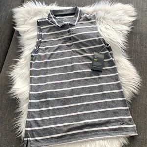 Nike Women's Victory Dri-FIT Polo Shirt Stripped XS